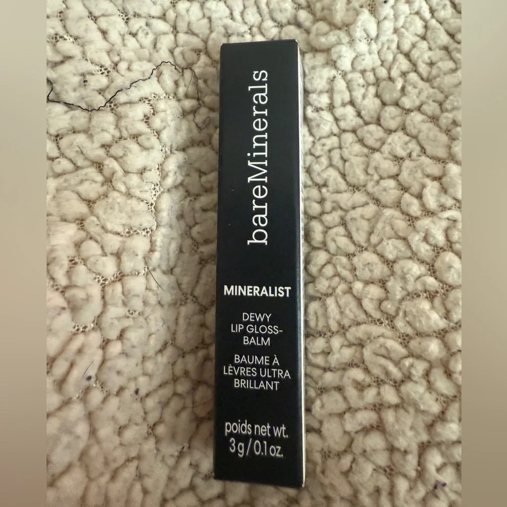 💛2/$25 BAREMINERALS Dewy Lip Gloss-Balm - Soul (Rose Mauve)